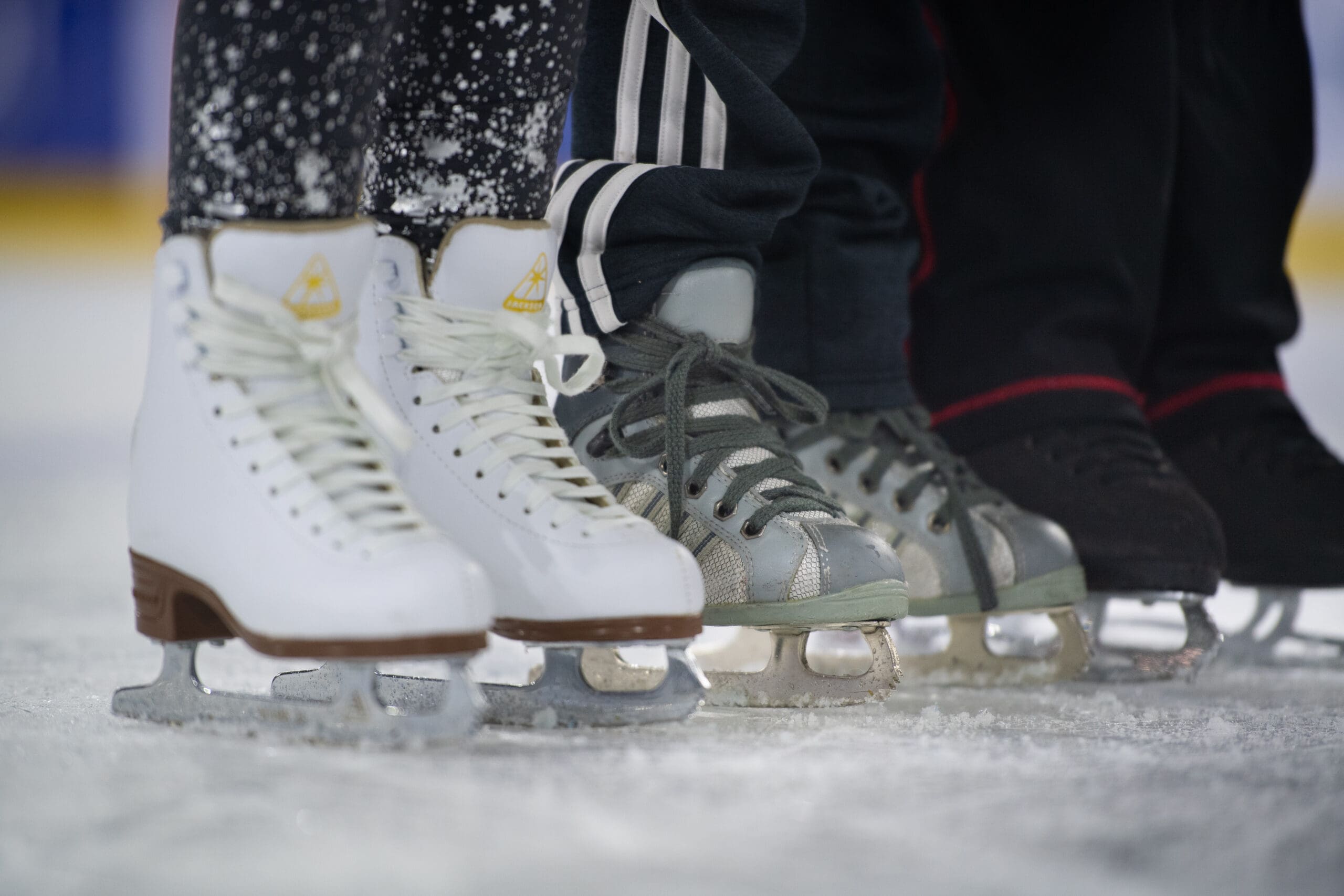 Learn to Skate activities at the US Air Force Academy Cadet Ice Arena Monday, March 2, 2020. Photo by Mark Reis