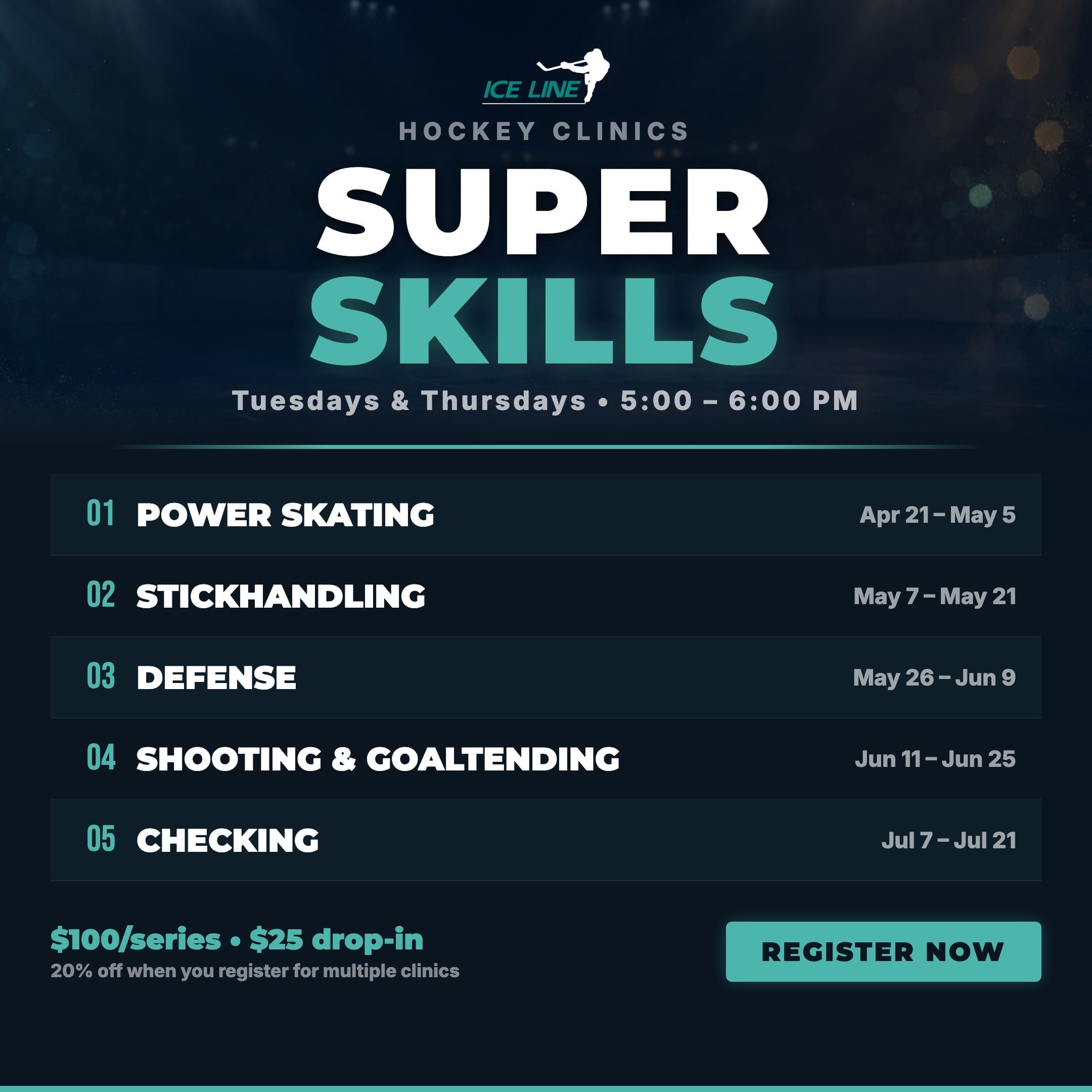 Super Skills 2026 Hockey Clinics